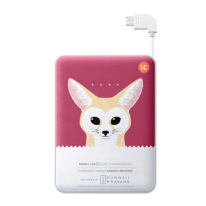 Powerbank 11 300 mAh Violet with Fox